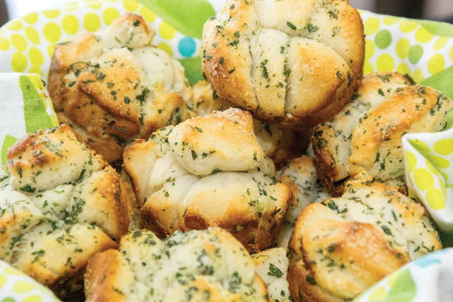 Mini Garlic Monkey Breads