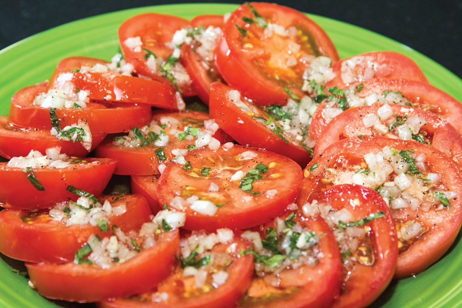 Sliced Tomato Salad |