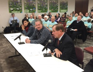 Duane Noland (right) testified a year ago at an EPA ­listening session. Since then 1.2 million co-op members also voiced their concern about the regulations impact on the affordability of electricity.