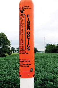 Fiber Optics Warning Pole