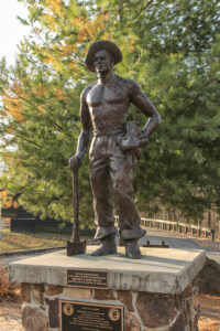 Statue of CCC Worker