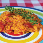 Caramelized Onion and Fresh Tomato Risotto