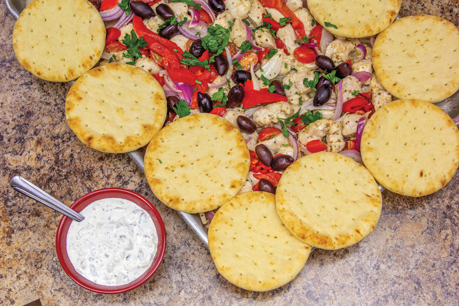 One Pan Greek Chicken