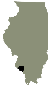 IL map, Randolph county