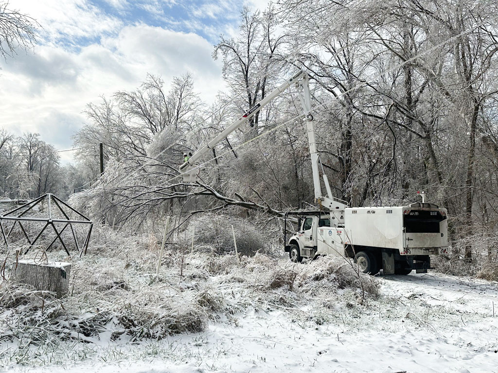 Electric coops work together following first major winter storm of