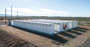 A large battery storage facility in Arizona