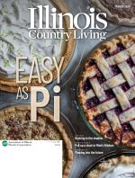 March 2024 cover with images of pies