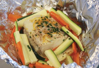 Foil Baked Fish and Veggies