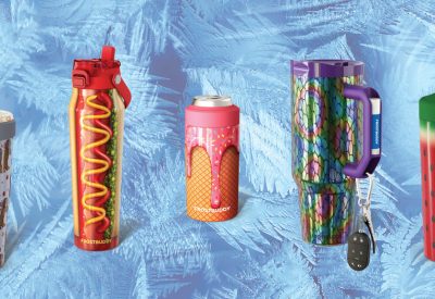 Colorful thermoses with fun designs
