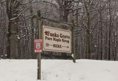 Roadside sign