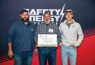 Eastern Illini Electric Cooperative receives a RESAP Certificate of Achievement.