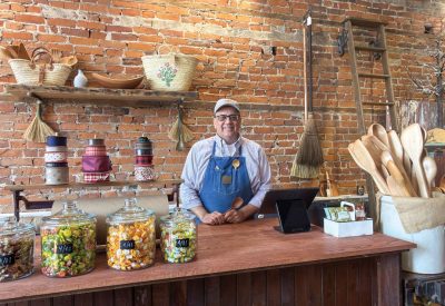 Galena Spoon Company owner and woodcarver Paul Pendola