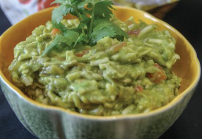 Guacamole with Cheese and Chilies